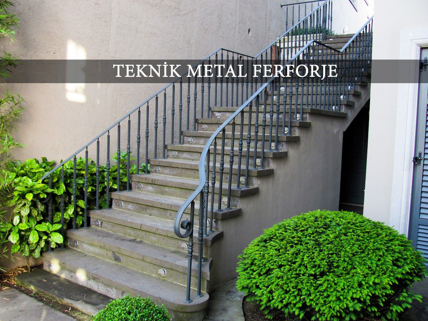 Dolu Demir Ferforje Merdiven Korkuluk